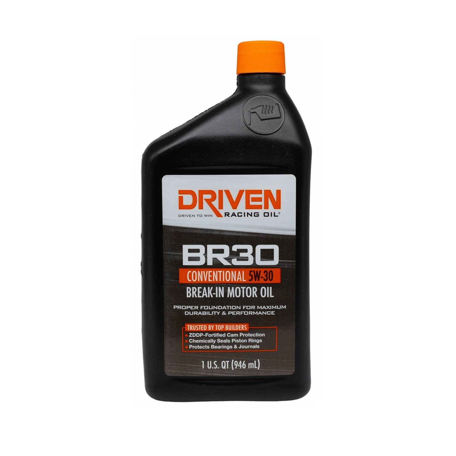 Driven Racing Oil BR30 5W-30 Conventional Break-In Motor Oil 1 Quart Pack of 6