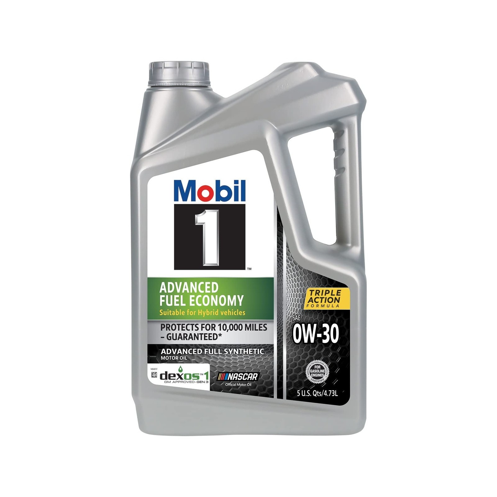 Mobil 1 Full Synthetic Motor Oil 0W-30 | Advanced Fuel Economy | 5 Quart | Pa…