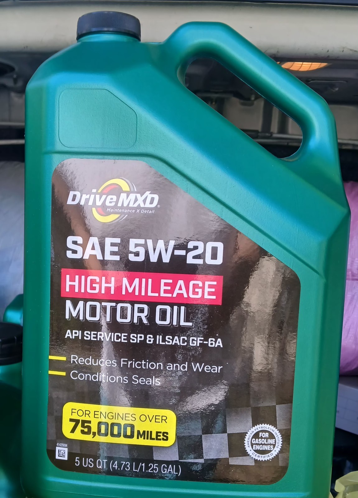 Drive MXD SAE 5W-20 High mileage moto oil-5 quarts