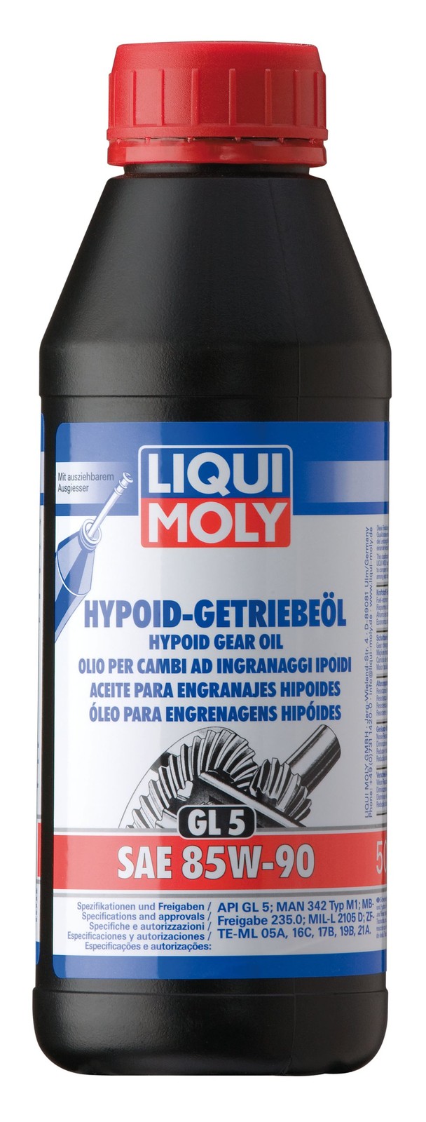 20010 85W90 GL5 High Pressure Gear Oil 1 L Automotive Transmission Fluid