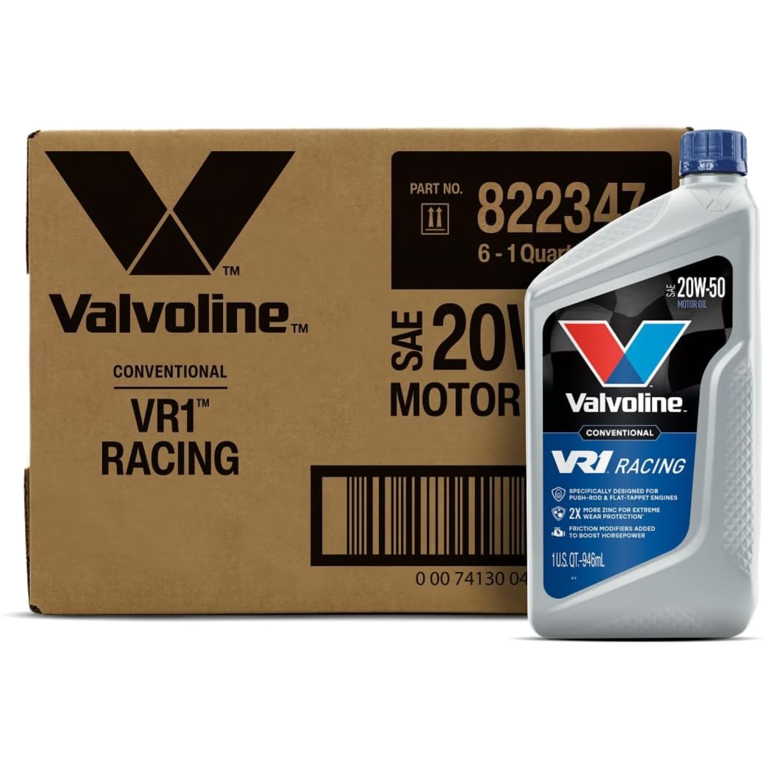 High Performance VR1 Racing Motor Oil – 1 QT x6