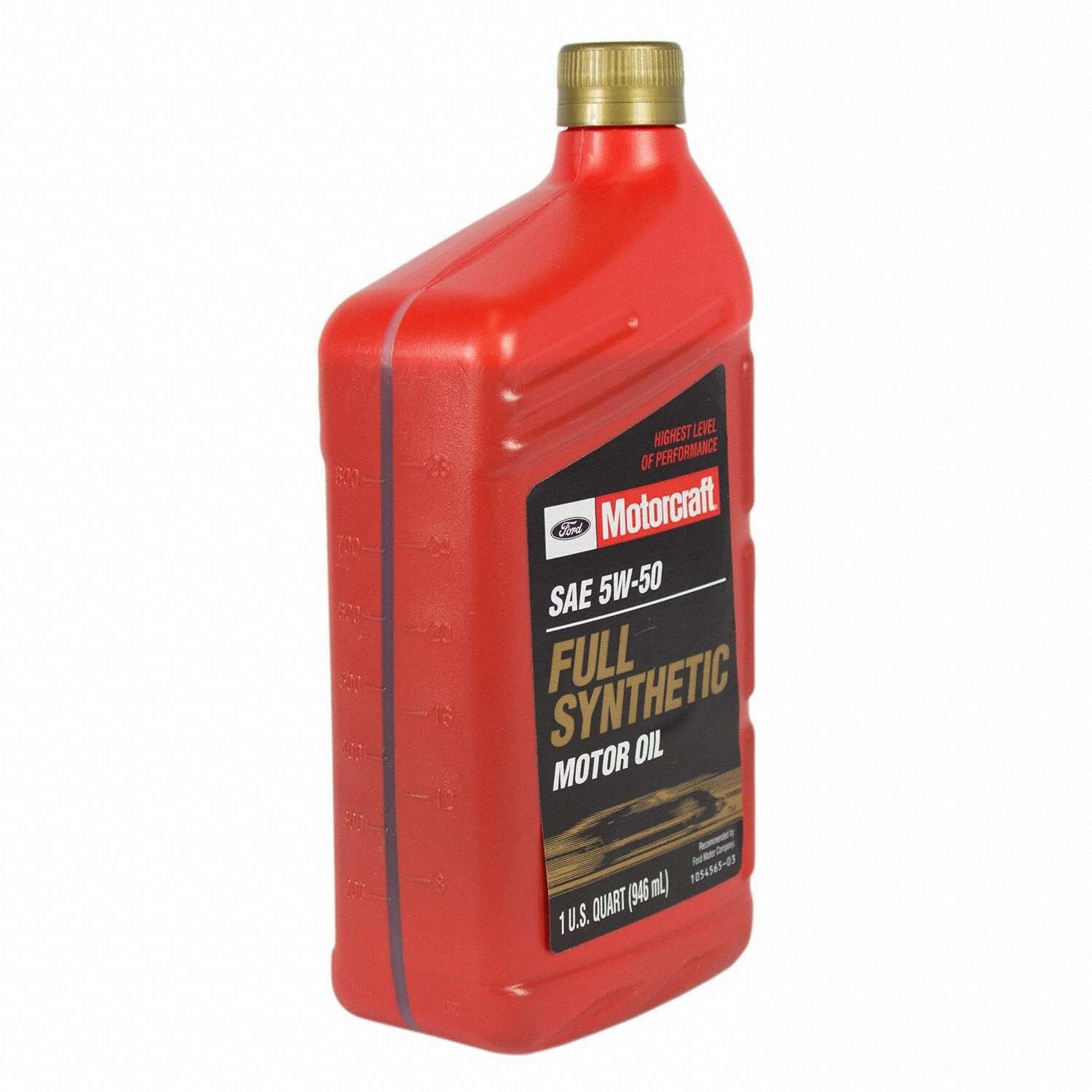 8 Quarts Motor Oil OEM FORD MOTORCRAFT Full Synthetic SAE 5W-50