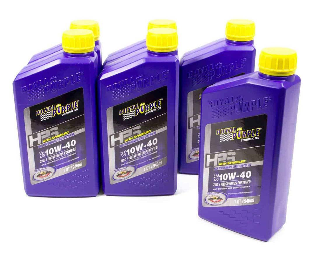 Royal Purple HPS Synthetic High Performance Street 10W-40 Motor Oil – 1 Quart –