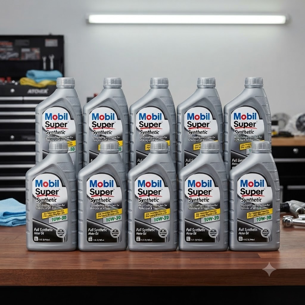 SALE- 10 PACK- MOBIL 124397 M-Super Synthetic 10W30; 1 Quart