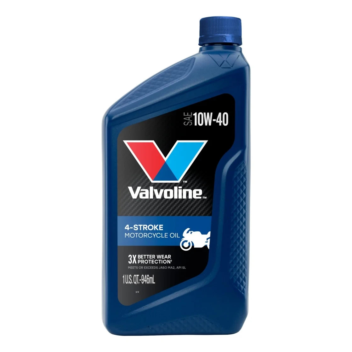 (3 pack) VAL 4-S MCYCLE OIL CV 10W40 6/1 QT WM