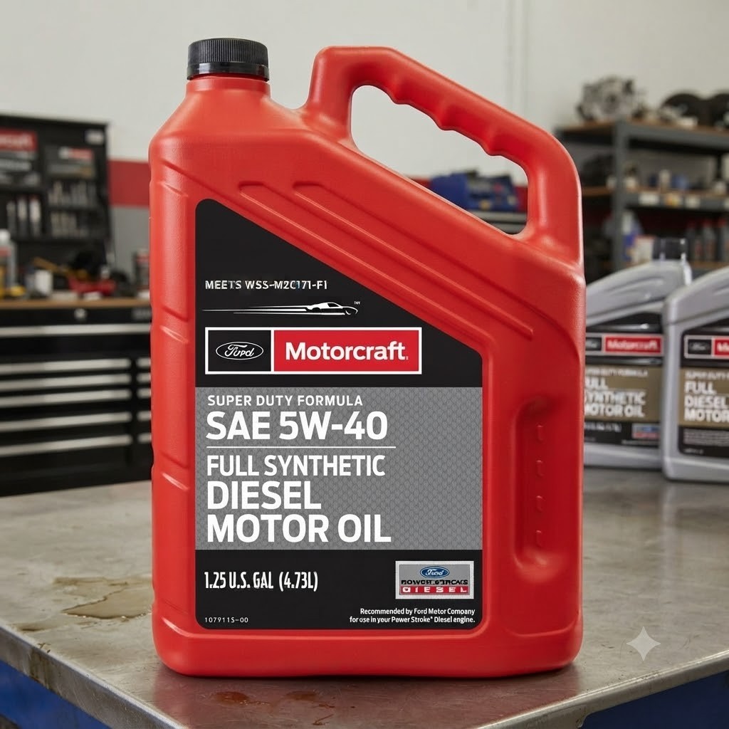 SALE- MOTORCRAFT XO5W405Q3SD Full Synthetic Diesel; SAE 5W-40; 5 Quart