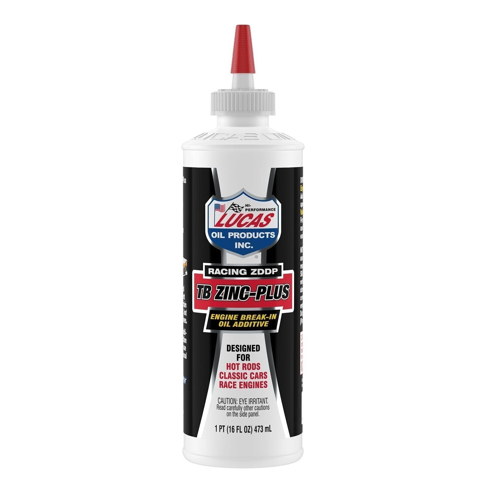 Lucas Oil 10063 Engine Break In Oil Additive w/ TB Zinc Plus – 16 Ounce