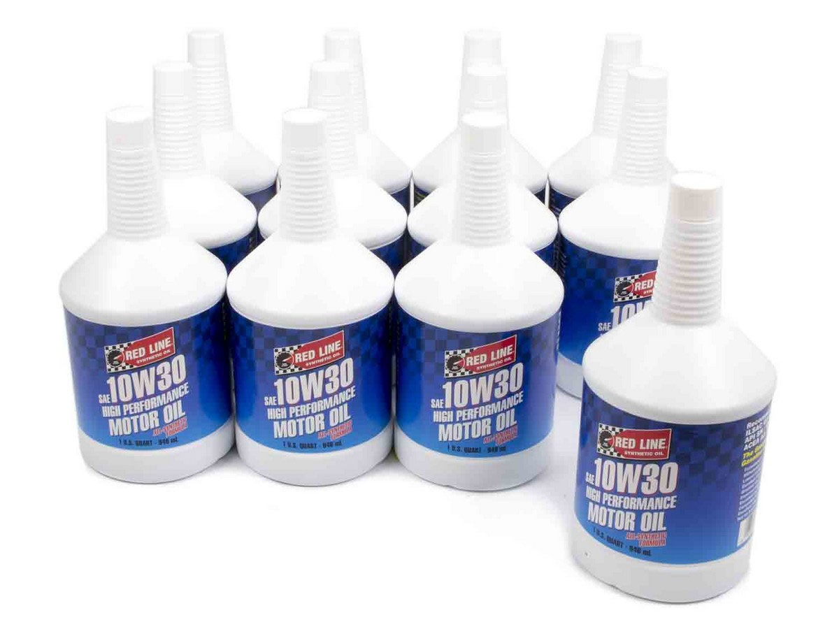 REDLINE 10W30 Motor Oil Case 12 x 1 Quart bottles