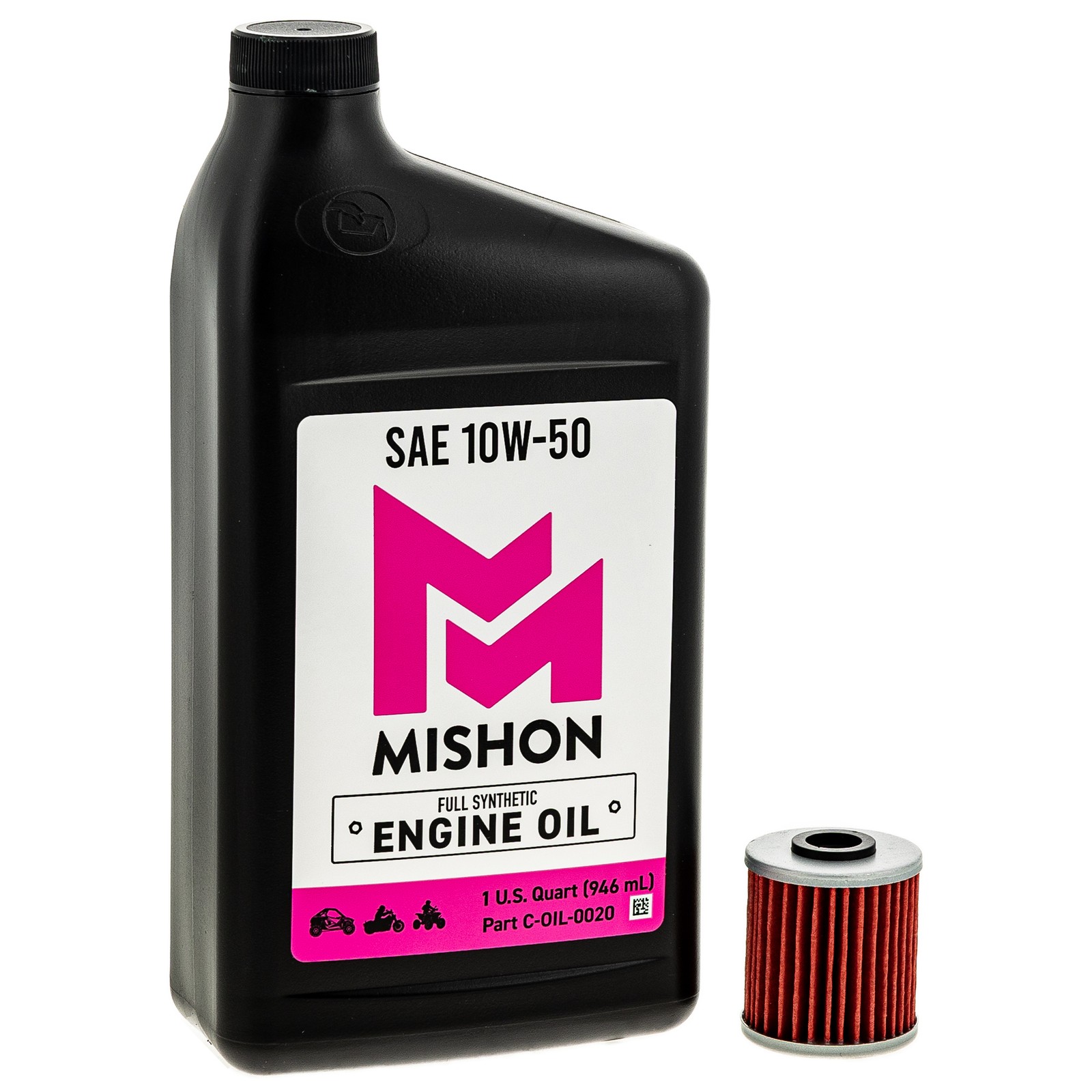 MISHON Engine Oil Change Kit for Kawasaki KX450F KX250F Motorcycle