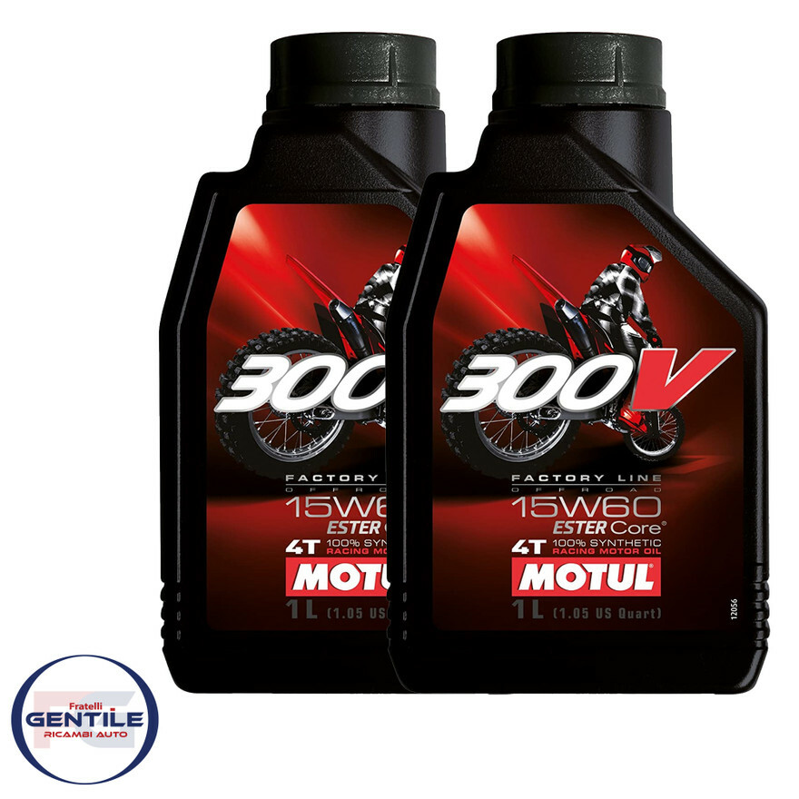 MOTUL 300V FACTORY LINE OFF ROAD 15W60 100% SINTETICO 2 LT OLIO MOTORE 104137