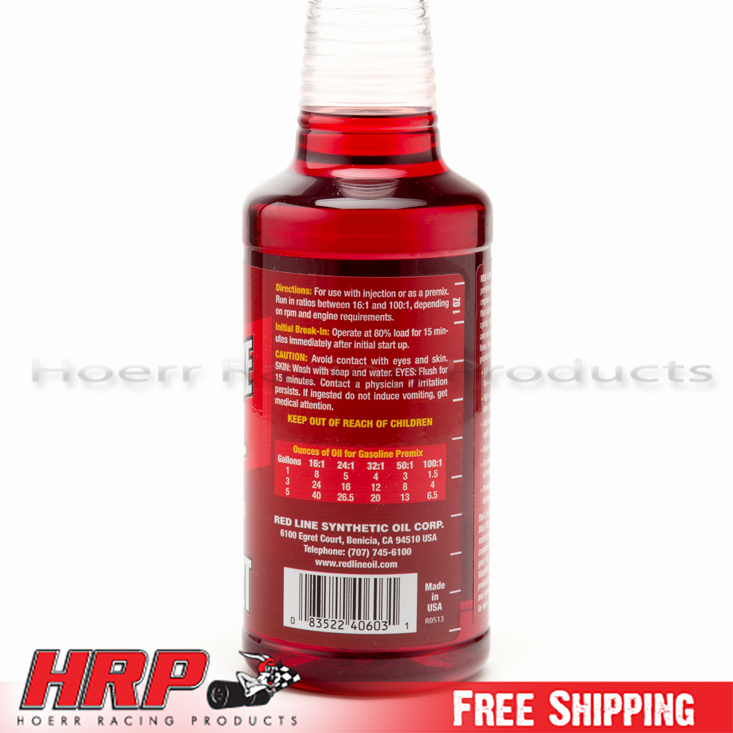 Red Line Two-Stroke Racing Oil (16 oz.) RED-40603