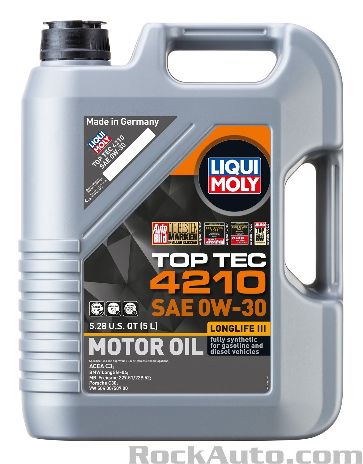 LIQUI MOLY 22158 Top Tec 4210 0W-30; 5 Liter