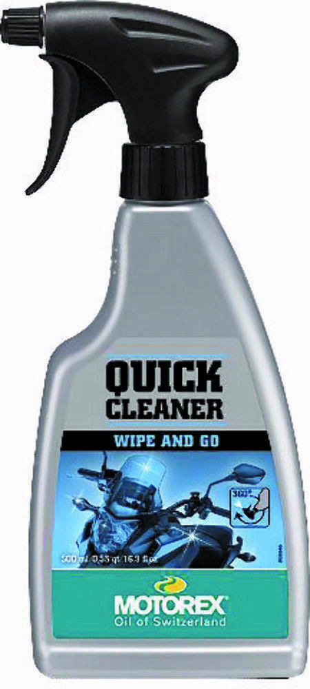 Motorex 102345 Quick Cleaner Spray 500ML Bottle Water Repellent All-Purpose