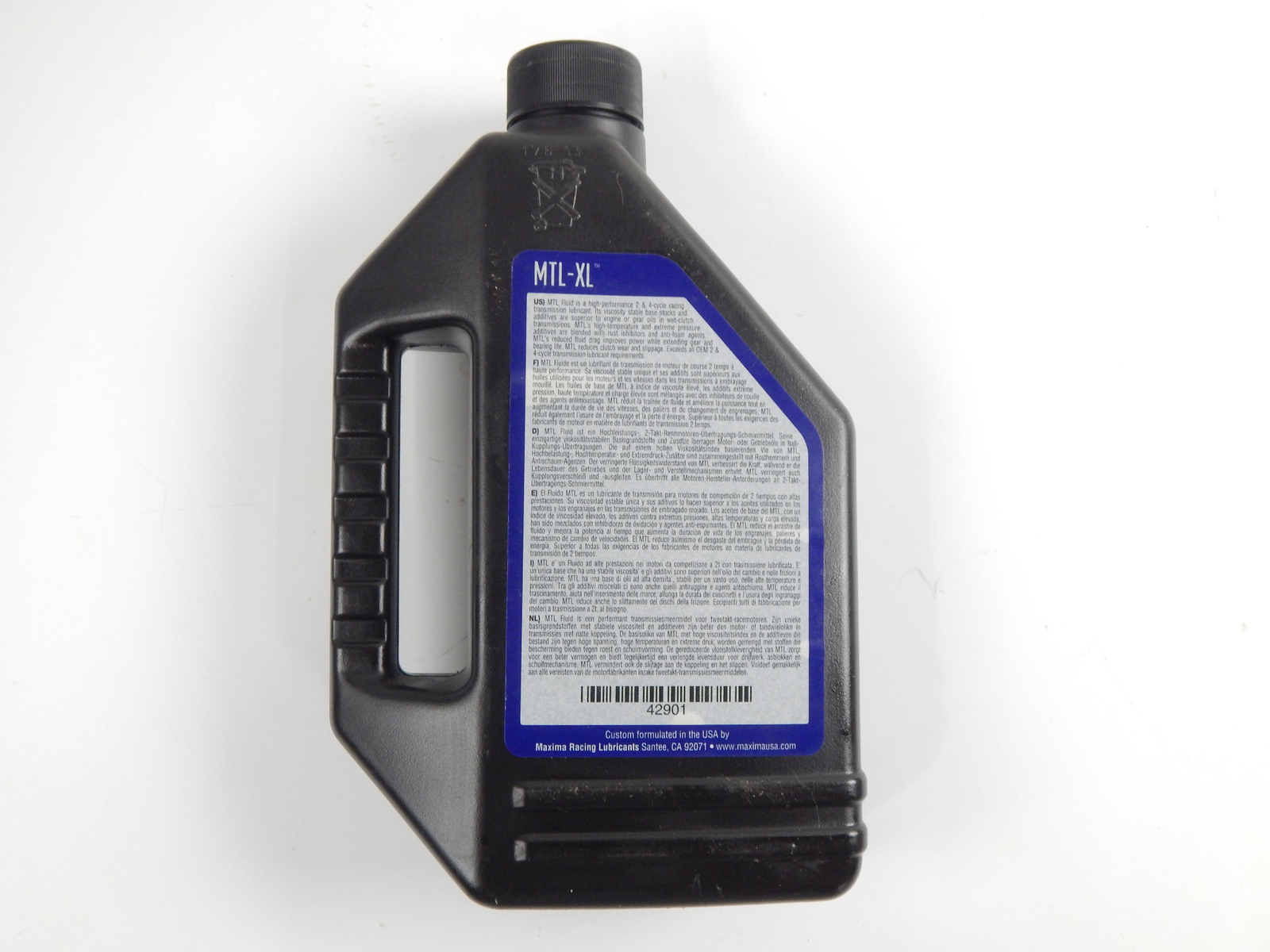 MAXIMA RACING OILS MOTORCYCLE TRANSMISSION LUBE (MTL FLUID) EXTRA LIGHT 75wt 1 L