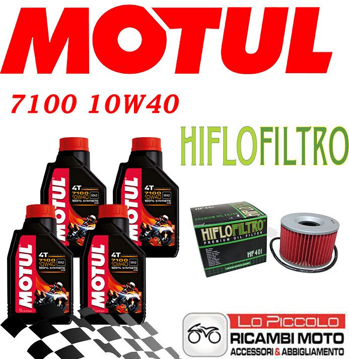 TRIUMPH Speed Triple Carb. 885 1994 CUTTING KIT 4 LT MOTUL 7100 10W40 + FILTER