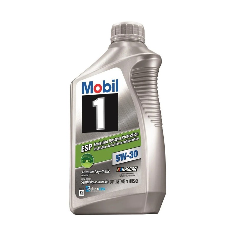 6x Mobil 1 Full Synthetic Motor Oil Esp 5w-30 Lot New Sealed 1qt