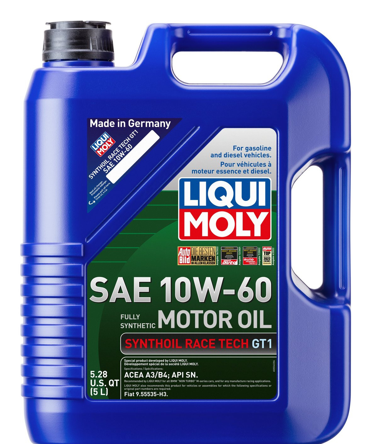 [FLASH SALE] LIQUI MOLY 2024 Synthoil Race Tech GT1 10W-60; 5 Liter