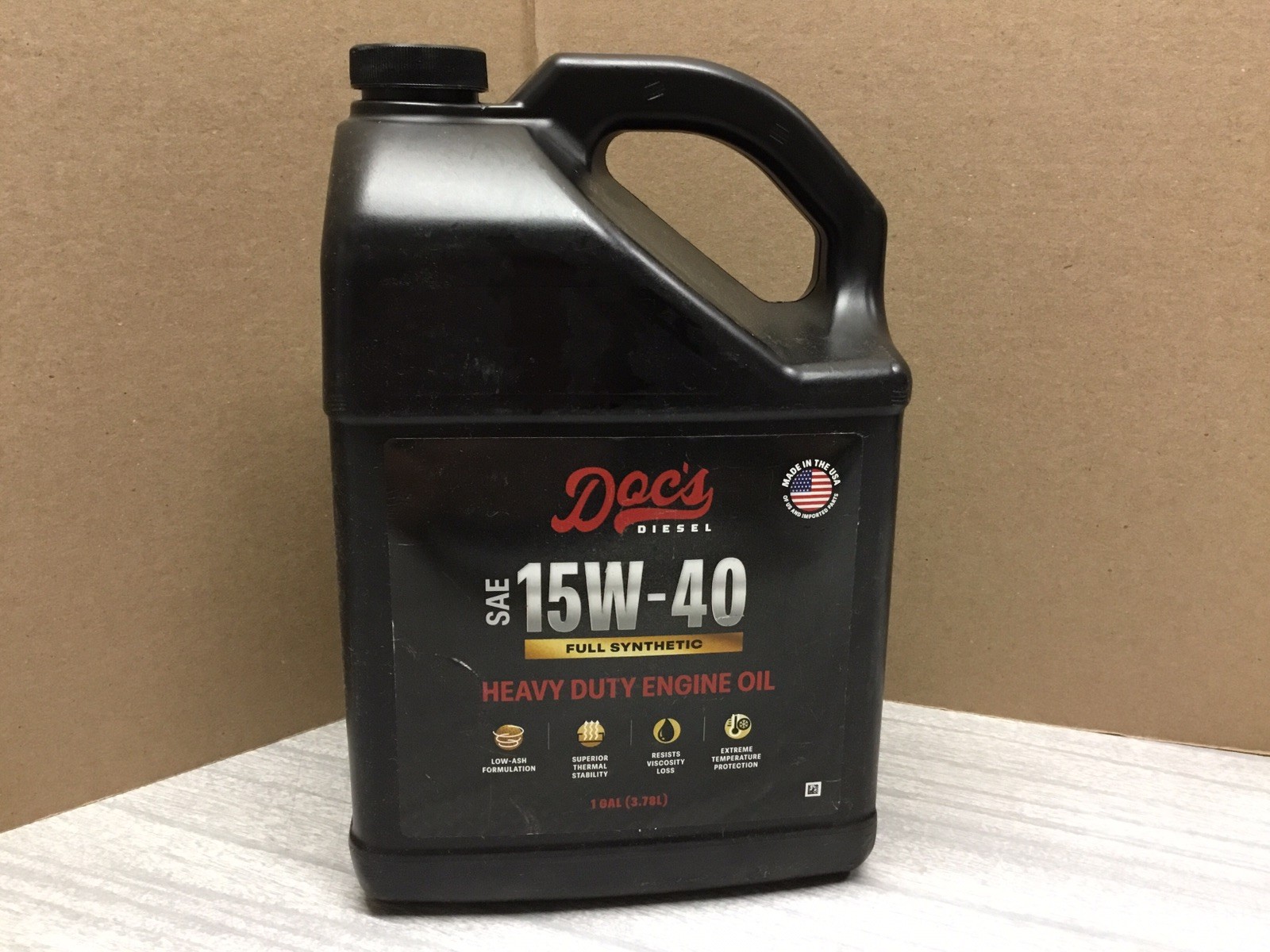 Doc’s Diesel SAE 15W-40 Full Synthetic Heavy Duty Engine Oil- 1 Gallon Jug