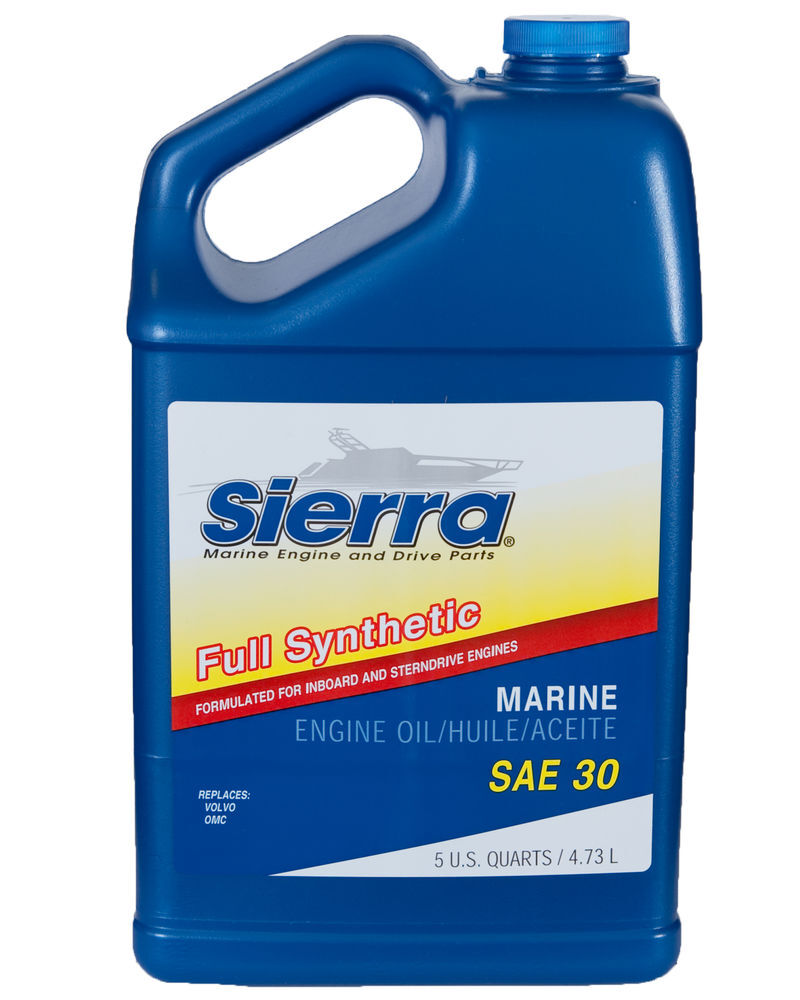 Sierra Marine FULL SYNTHETIC ENGINE OIL SAE 30 — 18-9410-4