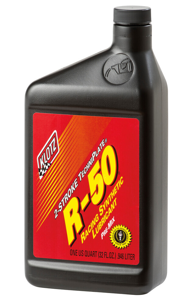 KLOTZ R50 Techniplate Racing Synthetic 2T 2-Stroke Pre-Mix Engine Oil 1Qt