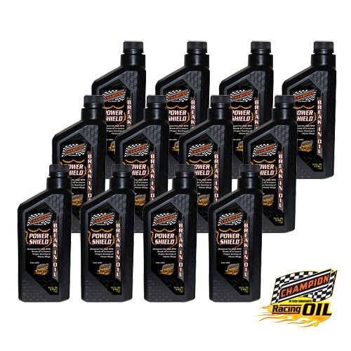 12 Quarts Champion Brands Power Shield High Zinc TVS Break-In Motor Oil SAE 30