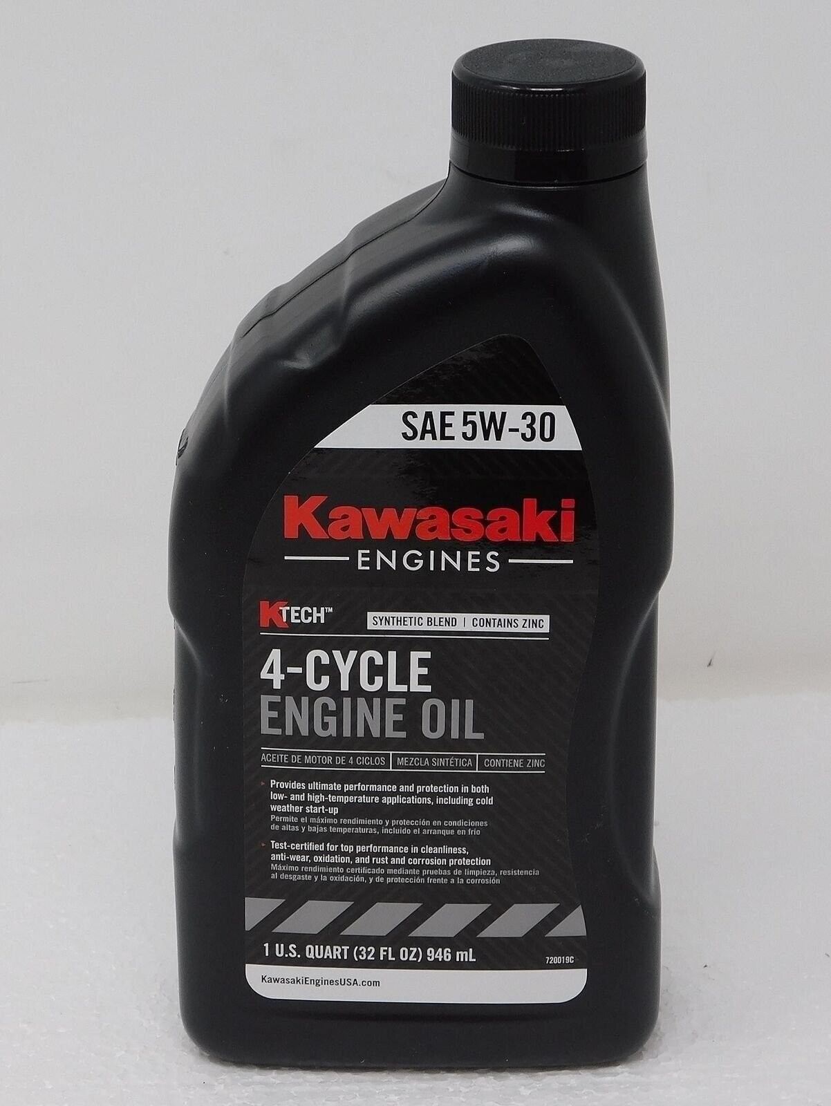 Kawasaki K-Tech SAE 5W-30 Engine Oil Quart #99969-6500