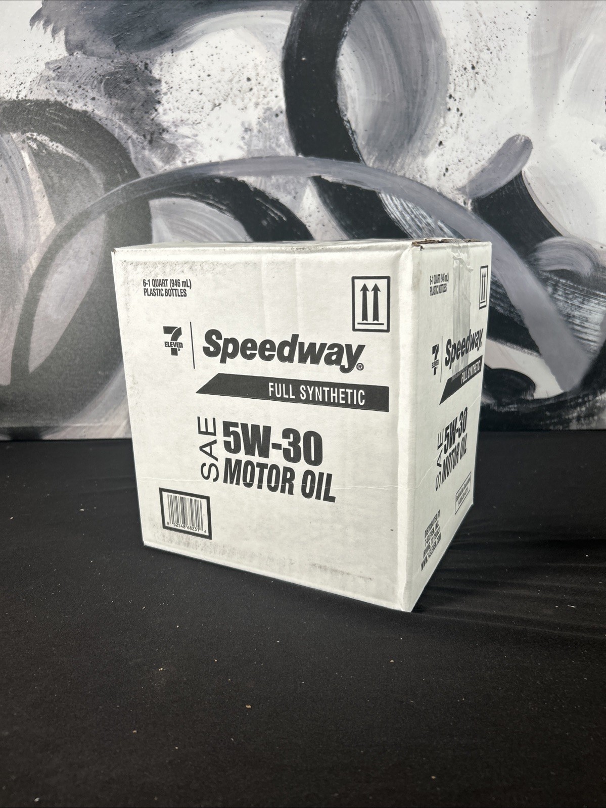Speedway Full Synthetic SAE 5W-30 Motor Oil, 6 Bottles 1 Quart