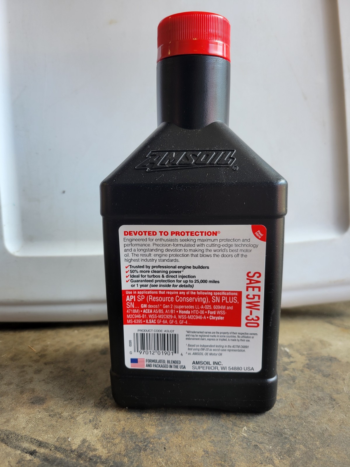 AMSOIL Signature Series 5W-30 Synthetic Motor Oil – 1 US Quart