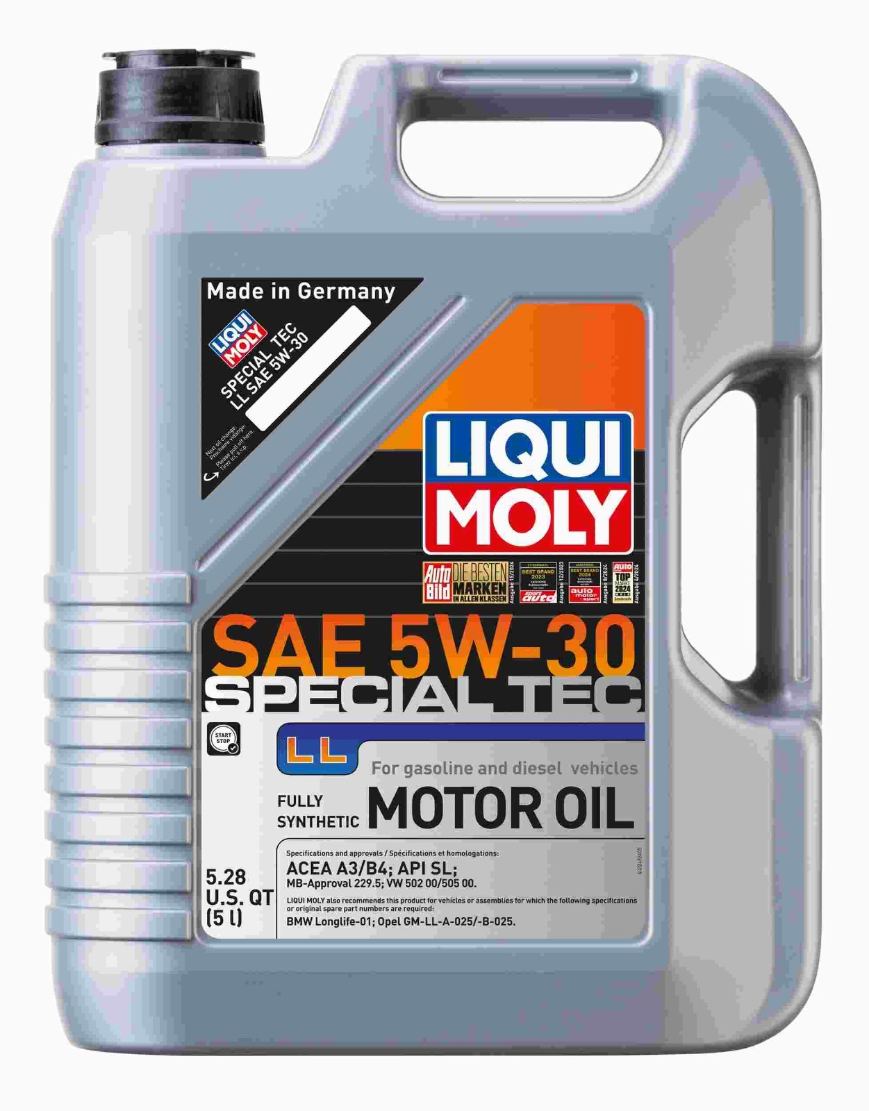 LIQUI MOLY 5L Special Tec LL SAE 5W-30 MOTOR OIL Full Synthetic – 2249