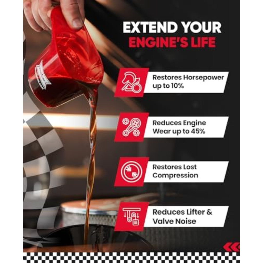 Prolube Engin Oil Treatment 1QT – Engine Oil Additive for Gas & Diesel Engines