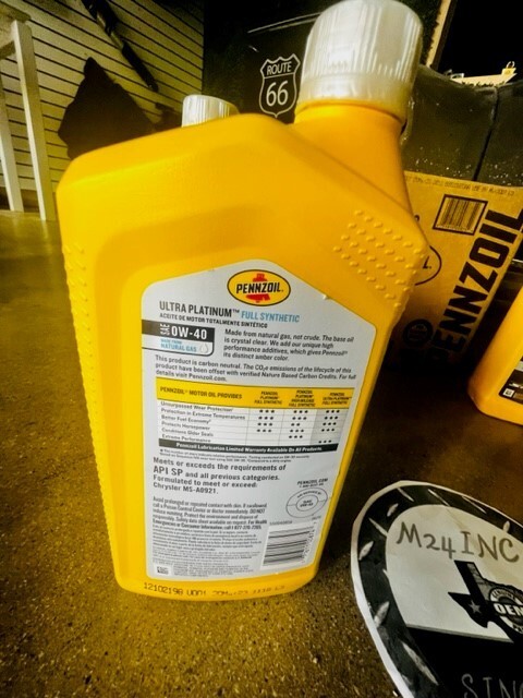 (6) Pennzoil 550040856 Ultra Platinum Full Synthetic 0W-40 Motor Oil OEM