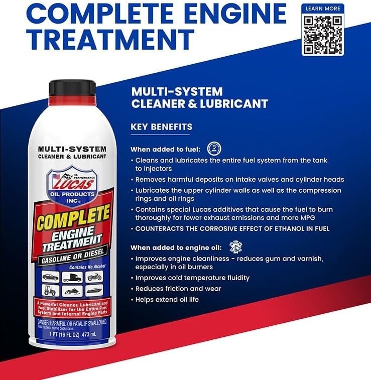 10016 Complete Engine Treatment – 16 Ounce