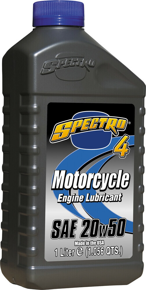 SPECTRO 20W-50 PREMIUM Petroleum Conventional 4-Stroke Motorcycle Engine Oil 1L