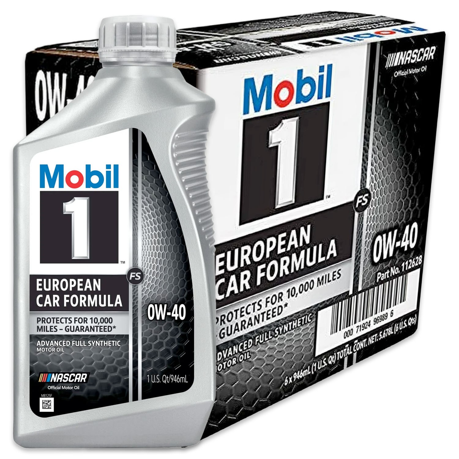 6-Pack Mobil 1 SAE 0W-40 European Full Synthetic Motor Oil 1 QT