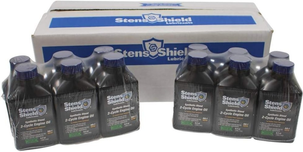 Efficient 2-Cycle Engine Oil, 6.4 oz Bottles (24 Pack) for Cleaner Engine Runs