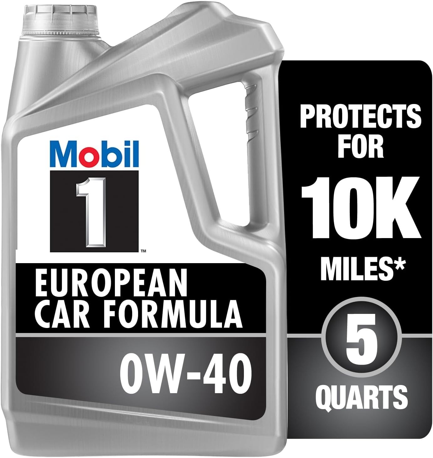 Mobil 1 FS European Car Formula Full Synthetic Motor Oil 0W-40 5 Quart New