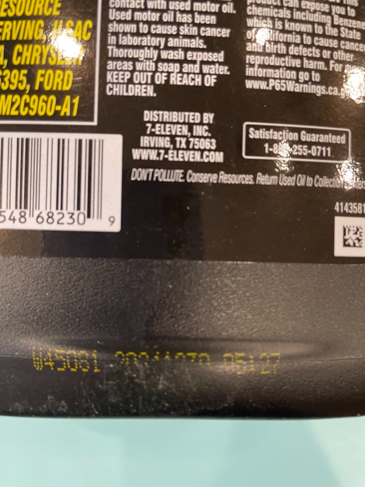 NEW! SEALED LUCAS (6 PACK) 5W-20 High Performance Engine Motor Oil 1 qt/ 946 ml