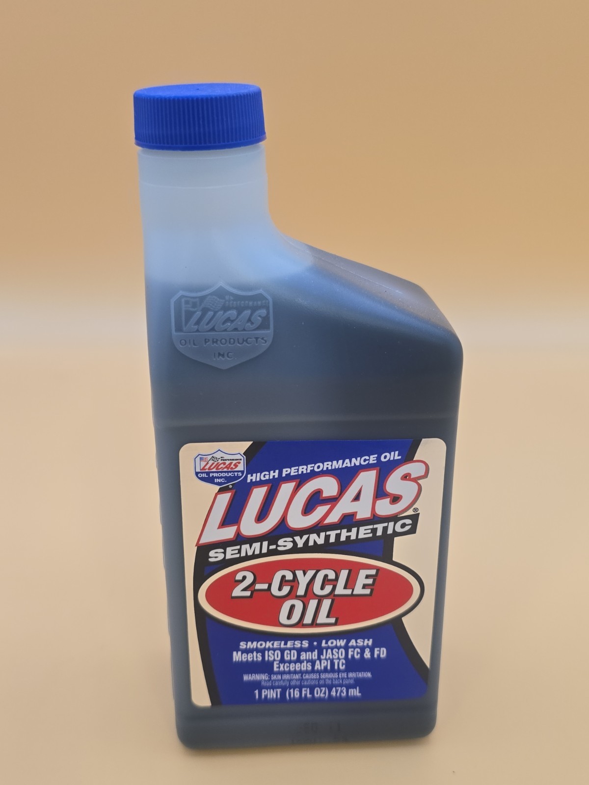 LUCAS OIL Semi-Synthetic 2T 2-Cycle/ 2-Stroke Pre-Mix Engine Oil 16oz 10120
