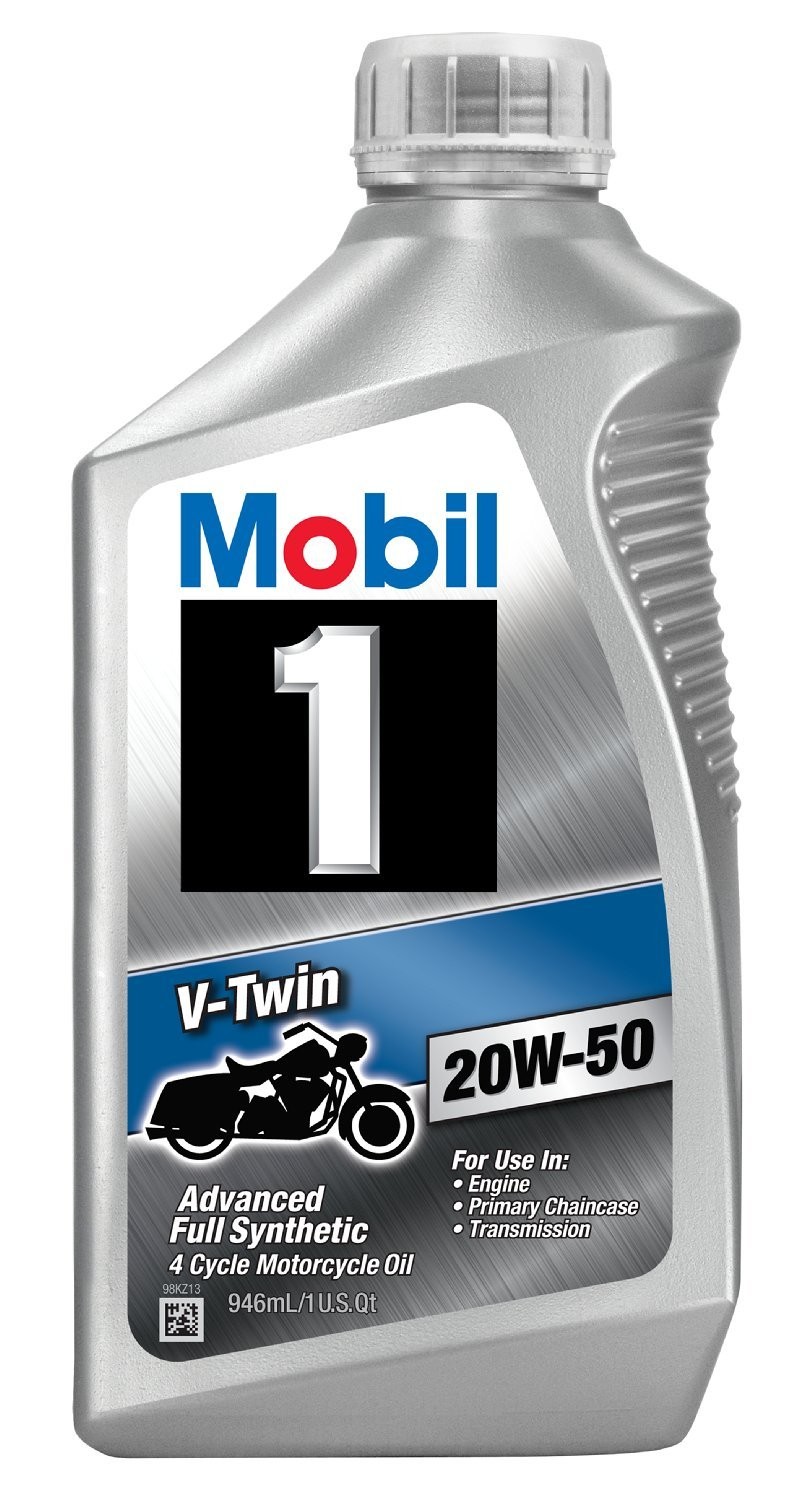 20W50 VTwin Synthetic Motorcycle Oil 1 Quart Pack of 6