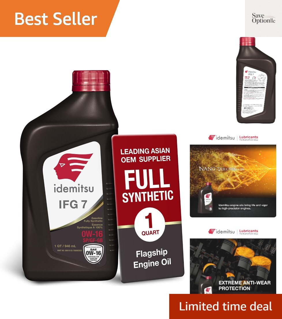 0W-16 SP/GF-6B Motor Oil – 1 Quart | Precision Engineered for Maximum Efficie…