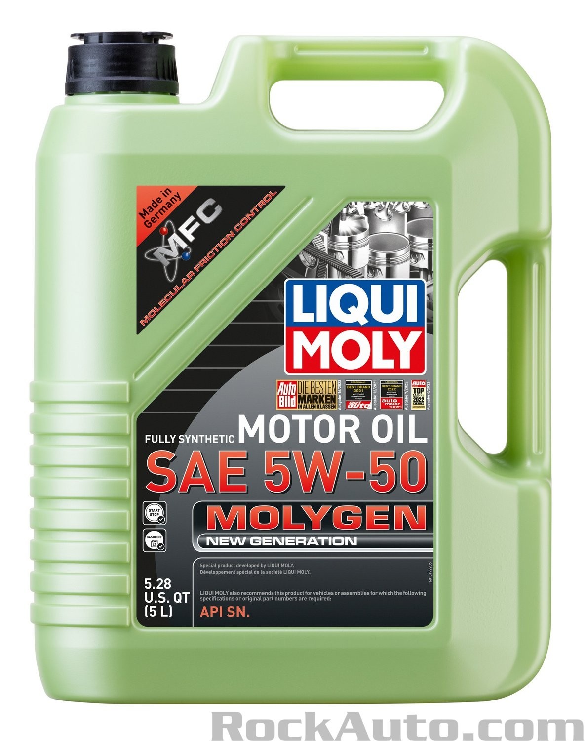 LIQUI MOLY 20310 Molygen New Generation 5W-50; 5 Liter Info