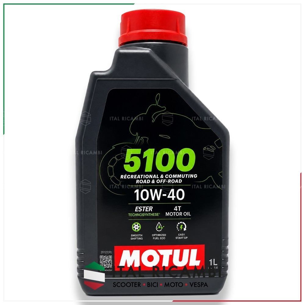 2L MOTUL OIL 5100 10W 40 4T MOTORCYCLE SCOOTER 4 STROKE API SP JASO MA2