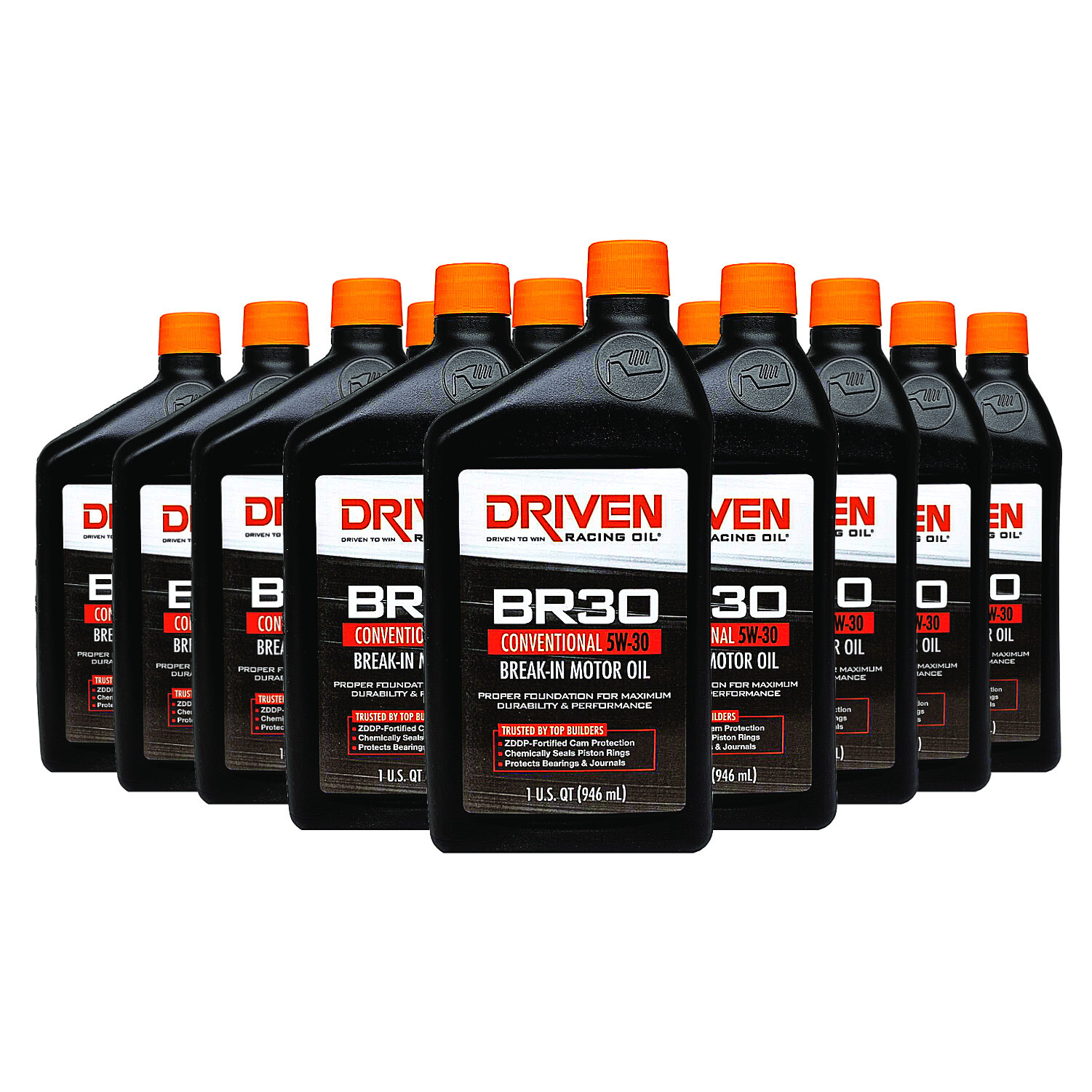Driven Motor Oil – BR30 Break-In – High Zinc – 5W30 – Conventional – 12qt 01806