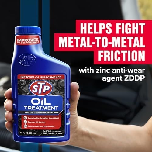 Engine Oil Treatment Additive 15 Oz High Viscosity ZDDP Conventional Synthetic