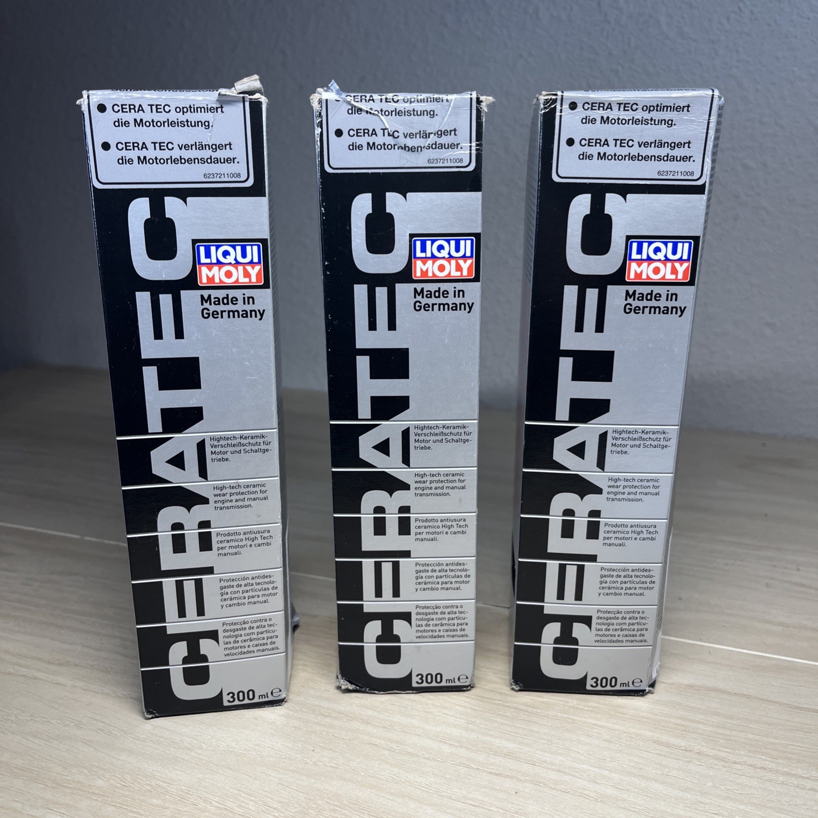 3 Pack Cans Liqui Moly Ceratec CERA TEC Oil Additive 20002 Made in Germany