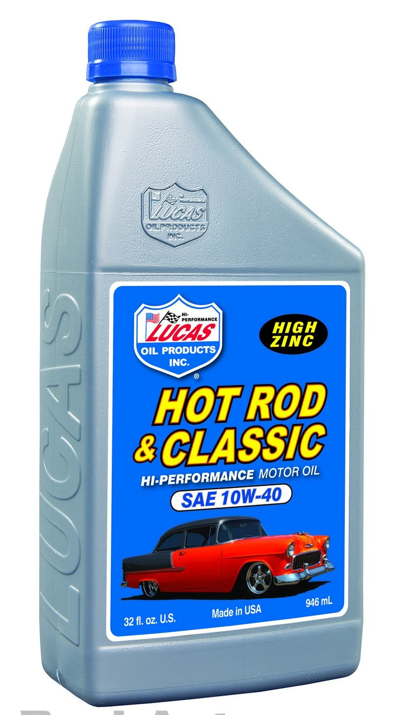 12 PACK- LUCAS OIL 10688 Hot Rod & Classic Car HP Motor Oil SAE 10W-40; 1 Quart