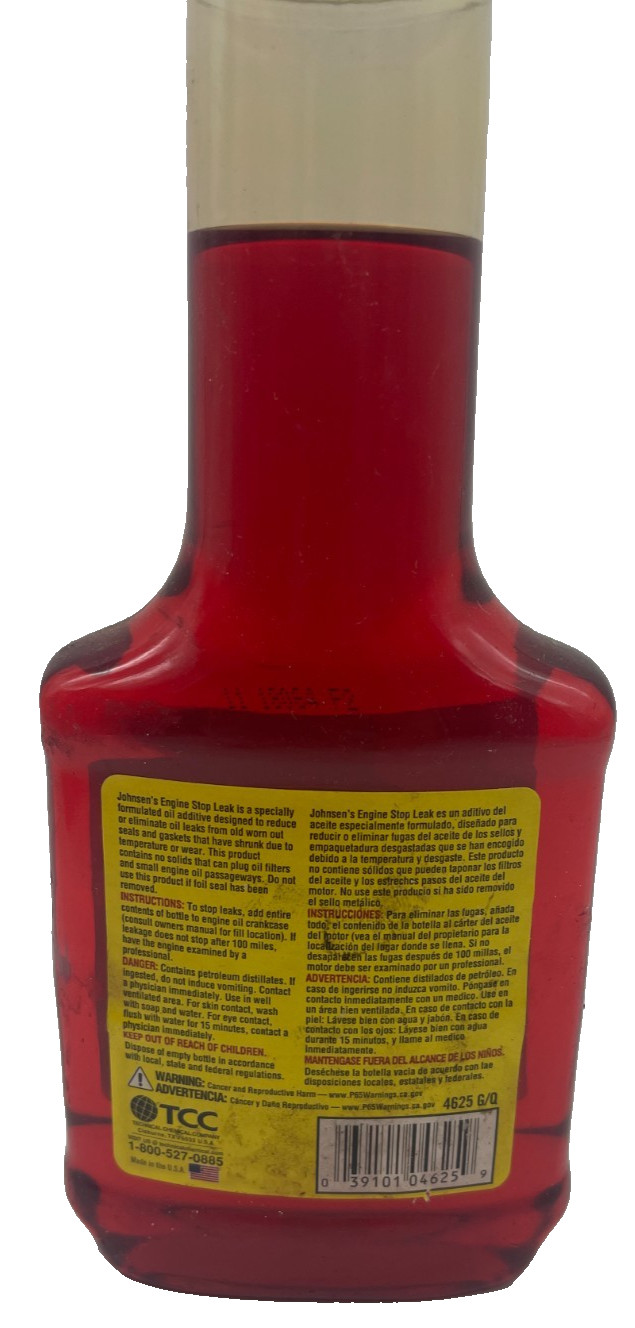 Johnsen’s Engine Oil Stop Leak 4625