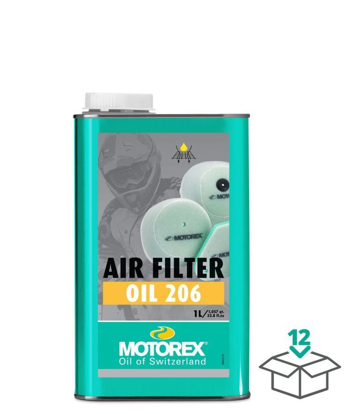 Motorex 300052 Air Filter Oil 206 1 Liter
