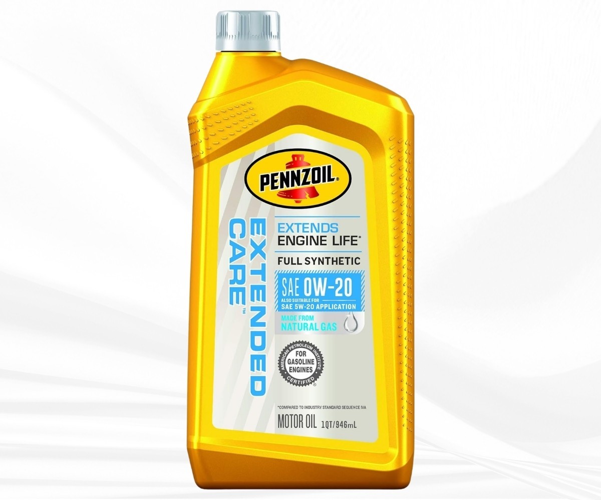 Pack of 6 Pennzoil Extended Care 0W-20 Motor Oil Full Synthetic 6 Quart