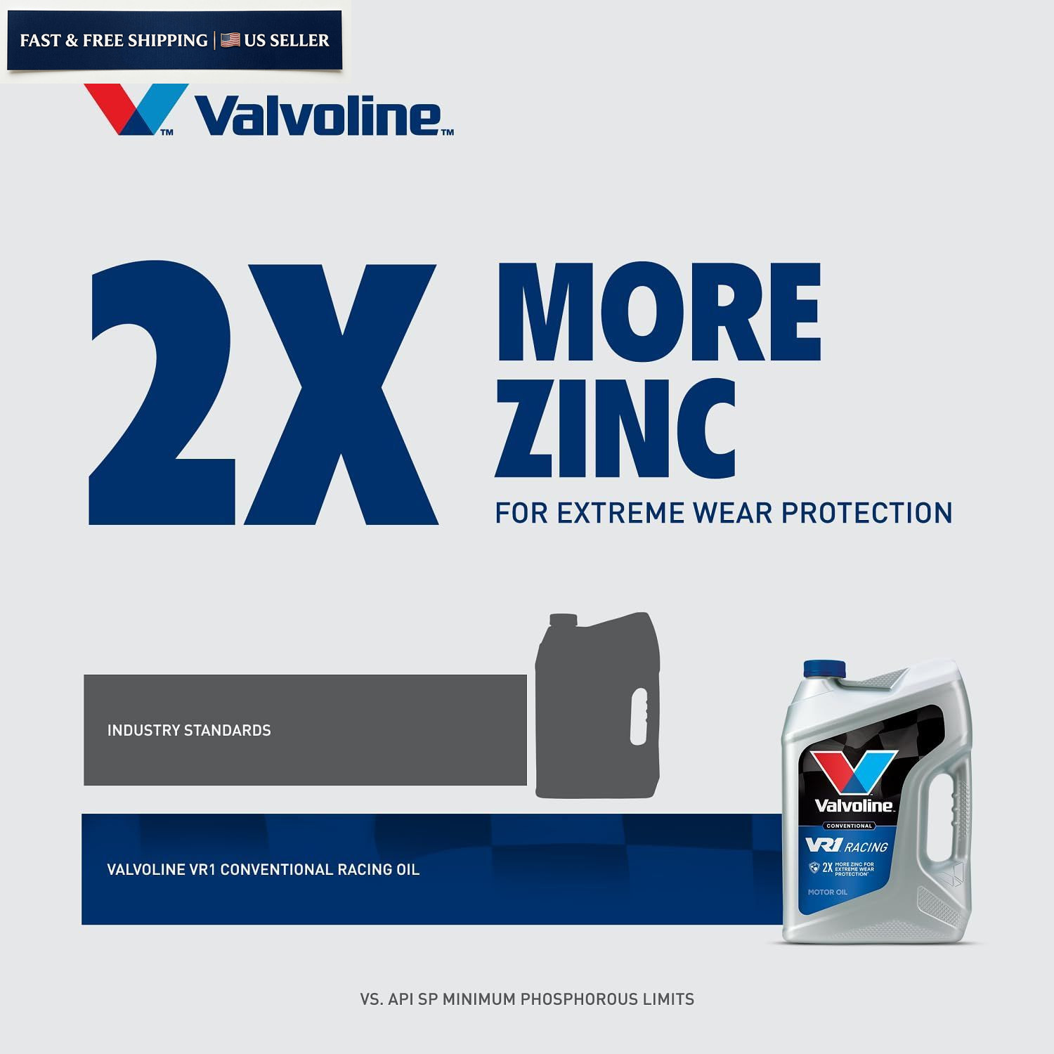 Valvoline VR1 Racing SAE 30 Motor Oil 1 QT 1 QT, 30